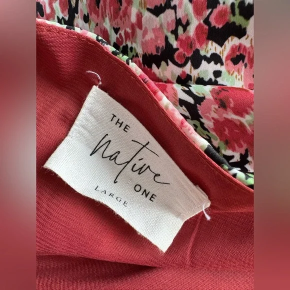 DRESS FORUM Floral-Print Satin Wrap Mini Dress - Picture 12 of 14